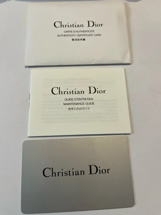 Authentic Christian Dior Floral Canvas Boston Bag Blue Leather Trim w/ Dust Bag - Picture 14 of 15